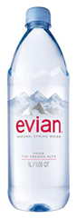 Evian Bottled Water is Costly Over Time